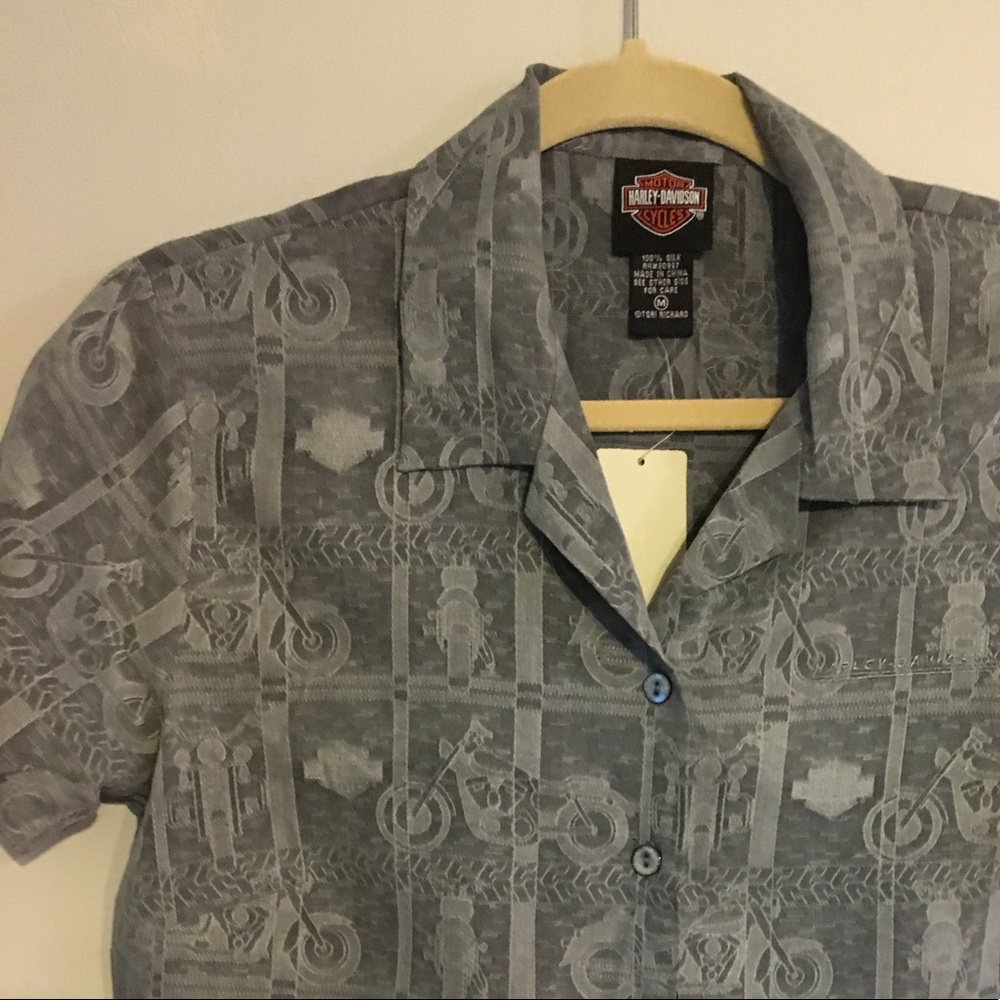 Ladies Harley button down shirt